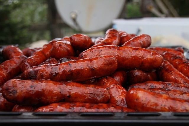 sweet barbecue sausage